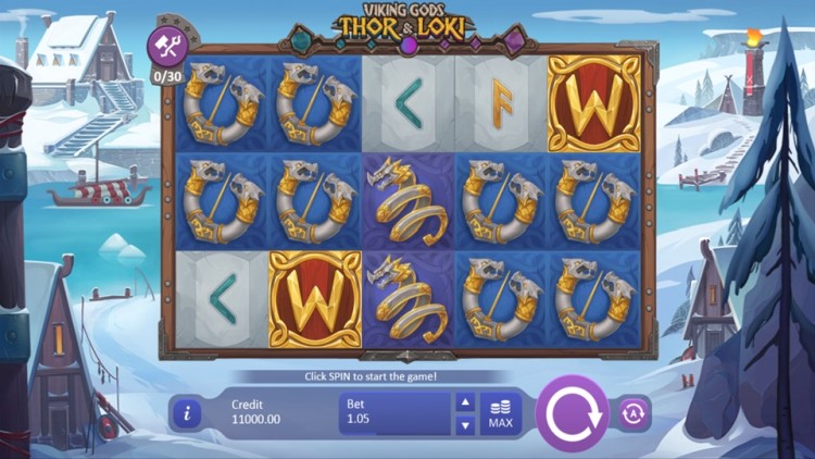 Игровой автомат «Viking Gods Thor and Loki» в казино Вулкан Старс