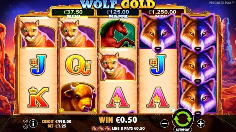 Игровой автомат «Wolf Gold» в казино Вулкан VIP