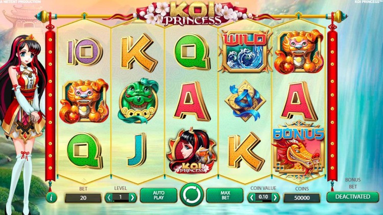 Онлайн автоматы «Koi Princess» в Booi casino