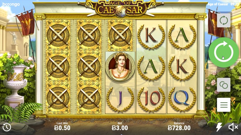 Игровые аппараты «Age of Caesar» в казино Вулкан
